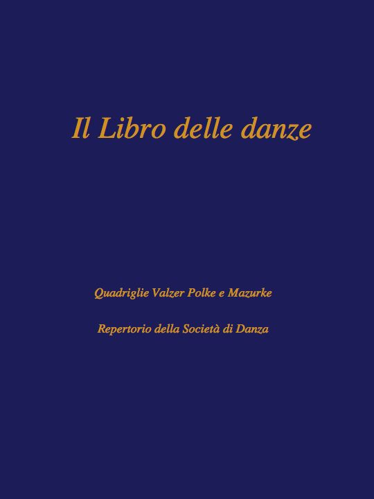 Il libro delle danze